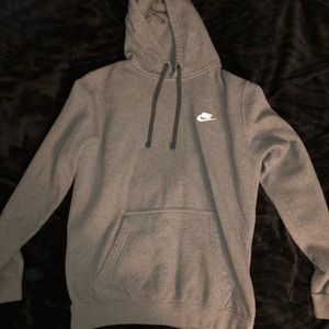 NIKE Gray fleece hoodie(Unisex)